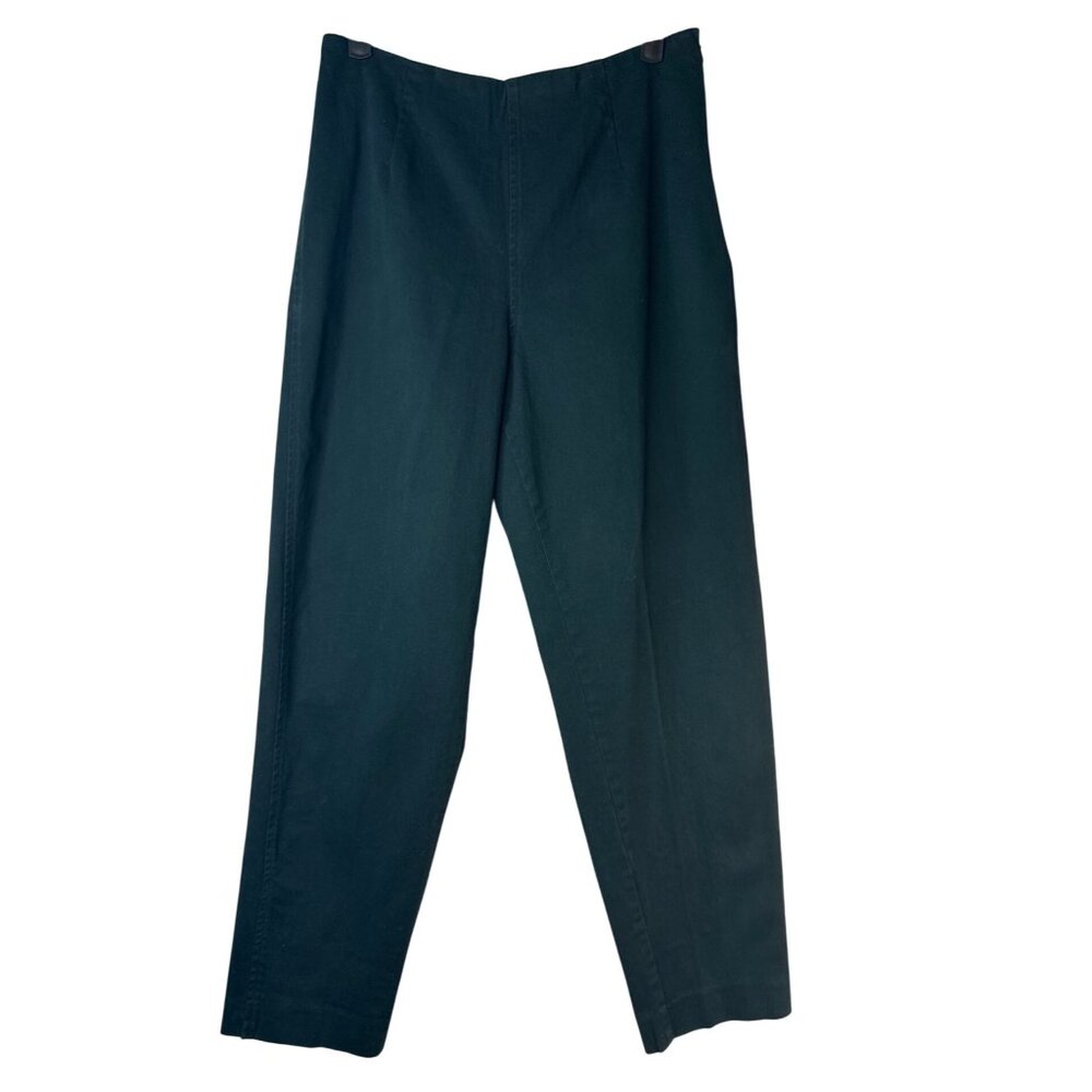 2/$30 Talbots Womens Size 8 Green Pants Cotton & Lycra Blend